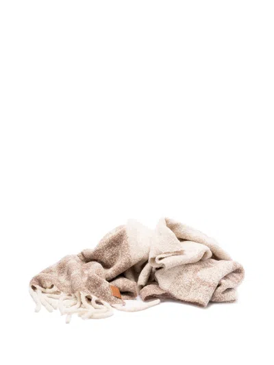Loewe Women `anagram` Scarf In Alpaca And Wool In Multi