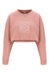 Loewe Long-sleeved Sweater In Pink