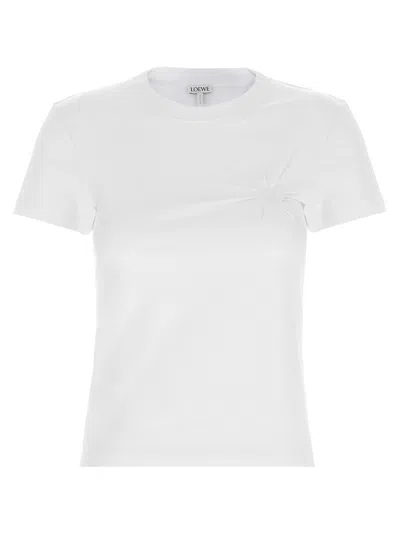 Loewe Women 'anagram' T-shirt In White