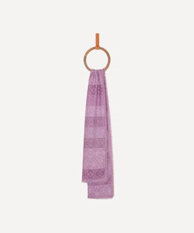 Loewe Women's Anagram Wool-blend Scarf