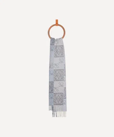 LOEWE LOEWE WOMEN'S ANAGRAM WOOL-BLEND SCARF