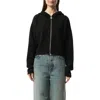 Loewe Anagram Zip-up Hoodie In Black