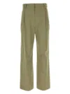Loewe High Waisted Trousers In Green