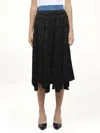 Loewe Women's Asym Skirt In Black