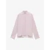 Loewe Womens Baby Light Pink Turn-up Long-sleeve Cotton-poplin Shirt In Baby Light Pink