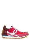 Loewe Flow Runner 2.0 Leather-trimmed Shell And Suede Sneakers In Gradpinkwh