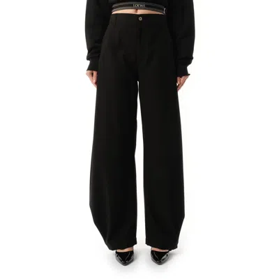 Loewe Women's Balloon Trousers Af In Black