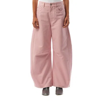 Loewe Women's Barrel Trousers Af In Pink