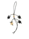 Loewe Berry Bag Charm In Calfskin Leather In Neutral