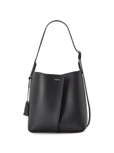 LOEWE WOMEN'S BILBAO MEDIUM LEATHER BUCKET BAG