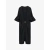 Loewe Pebble Midi Dress In Black