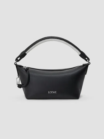 Loewe Cala Mini Lambskin Handbag In Black