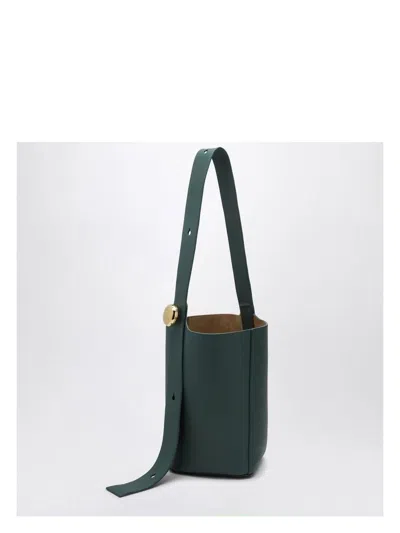 LOEWE WOMEN'S CALFSKIN PEBBLE BUCKET MEDIUM BAG