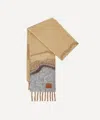 Loewe Women's Camel Jacquard Marble Alpaca-blend Scarf