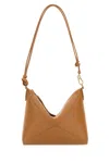 Loewe Women Camel Leather Puzzle Fold Shoulder Bag