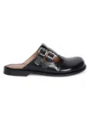 LOEWE WOMEN'S CAMPO LEATHER CUT-OUT MULES
