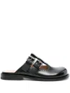 Loewe Women Campo Leather Mary Jane Mules