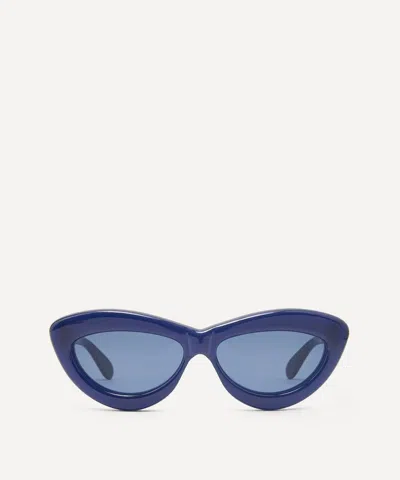 Loewe Women's Cat Eye Acetate Sunglasses In Midnight Blue