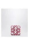 Loewe Charm Small Nut Anagram Pink In Pink