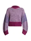 Loewe Multi-thread Moulin Wool Sweater In Pink Multi