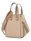 Loewe Women's Hammock Compact Leather Bag In Natural