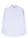 Loewe Cotton And Silk Blend Shirt In Blue