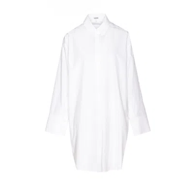Loewe Women Cotton Chemisier In White