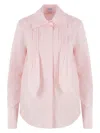 Loewe Light Pink Front Pleated Shirt