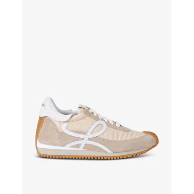 Loewe Womens Cream Comb Flow Runner Monogram Woven Low-top Trainers