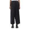 Loewe Draped Wool Pants In Dark Navy Blue