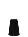 Loewe Cropped Trousers In Viscose And Linen