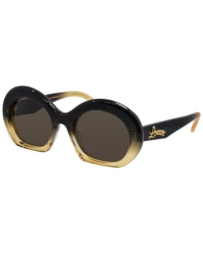 Loewe Women's Curvy 54mm Sunglasses In Black