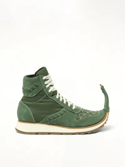 Loewe Women's Dinosaur Sneaker Hi In Green