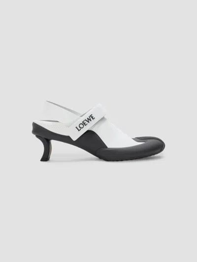 Loewe Women's Dive 45mm Slingback Pumps In White