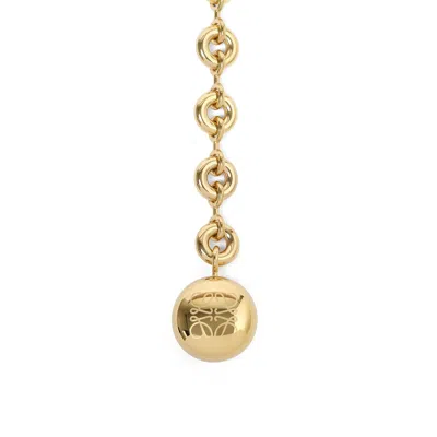 Loewe Women's Donut Chain Belt In Gold