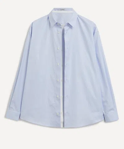 Loewe Women's Double Layer Silk Cotton And Silk Shirt