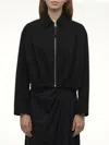 Loewe Draped Zip Jacket In Black
