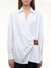 Loewe Women's Draped Logo Shirt