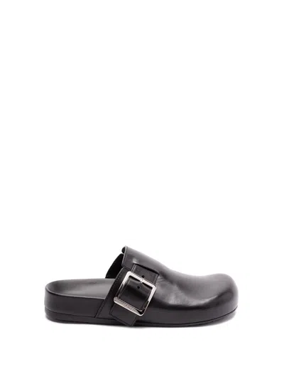 Loewe Women `ease` Buckle Mules