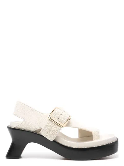 LOEWE WOMEN'S EASE LEATHER SANDALS