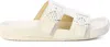 Loewe Logo-plaque Slip-on Sandals In White