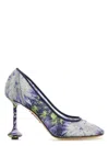 Loewe Scarpe Con Tacco Toy In Rete Decorata Donna