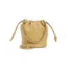 Loewe Womens Sahara Flamenco Mini Leather Clutch Bag In Nude & Neutrals
