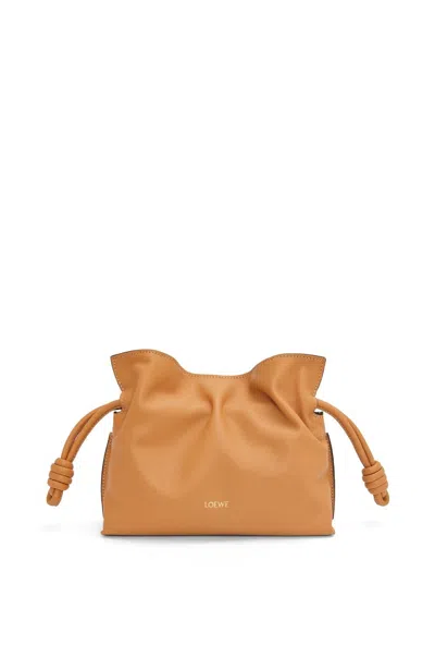 Loewe Women's Flamenco Clutch Mini In Warmdesert