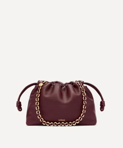 LOEWE LOEWE WOMEN'S FLAMENCO LEATHER CLUTCH BAG