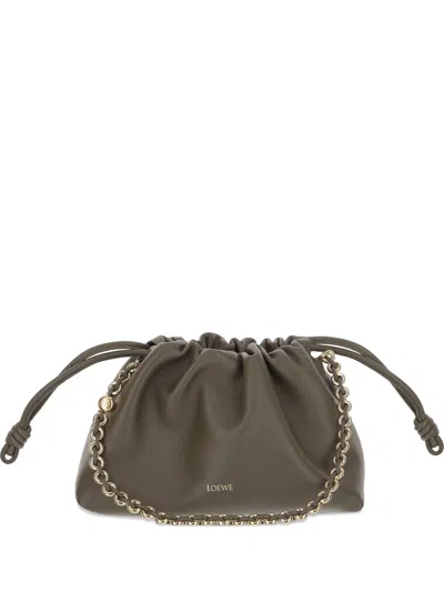 Loewe Women Flamenco Medium Leather Clutch
