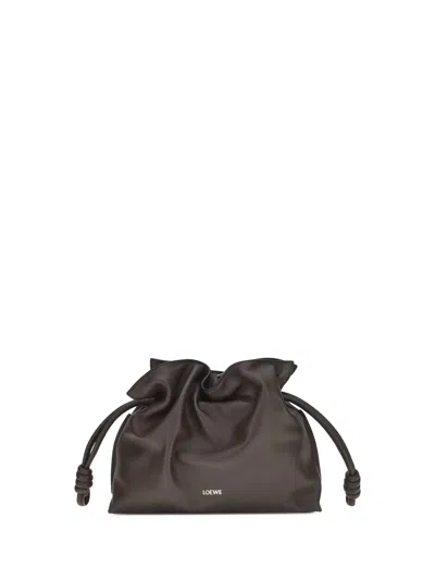 Loewe Women Flamenco Medium Pouch Bag In Brown