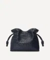 Loewe Medium Flamenco Clutch In Mellow Nappa Lambskin In Black