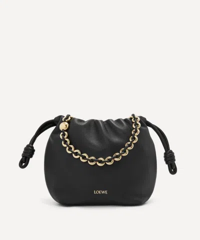 Loewe Women's Flamenco Mini Leather Clutch Bag In Red