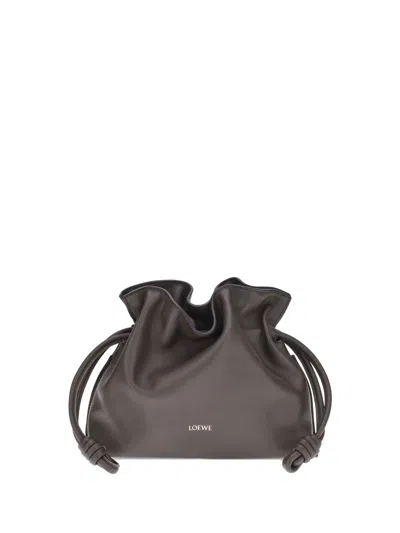 Loewe Women Flamenco Mini Pouch Bag In Brown